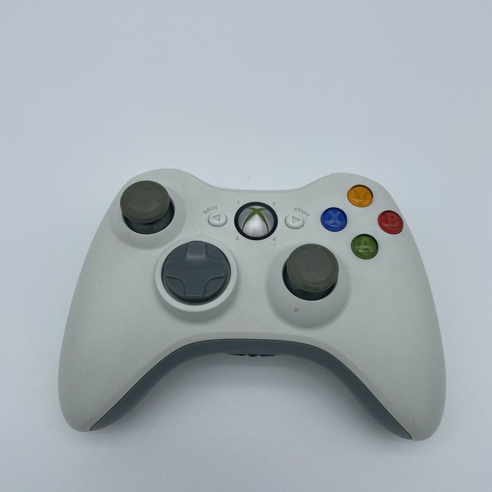 Original Microsoft Xbox 360 & PC Windows Wireless Controller White 1403 OEM